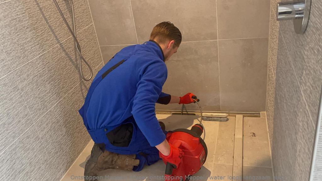 Afvoer ontstopping Meppel: water loopt langzaam weg?