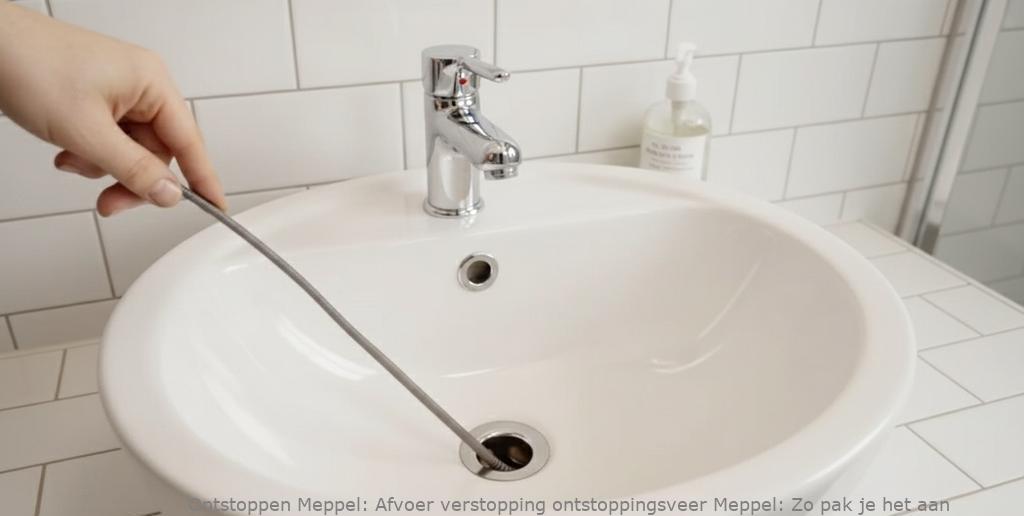 Afvoer verstopping ontstoppingsveer Meppel: Zo pak je het aan