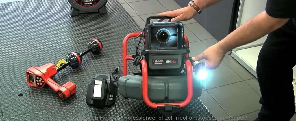 Professioneel of zelf riool ontstoppen in Meppel?