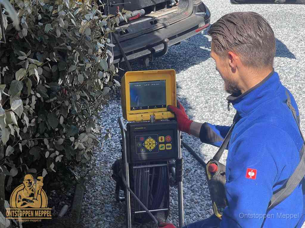 Rioolinspectie met camera in Meppel