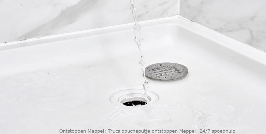 Trucs doucheputje ontstoppen Meppel: 24/7 spoedhulp
