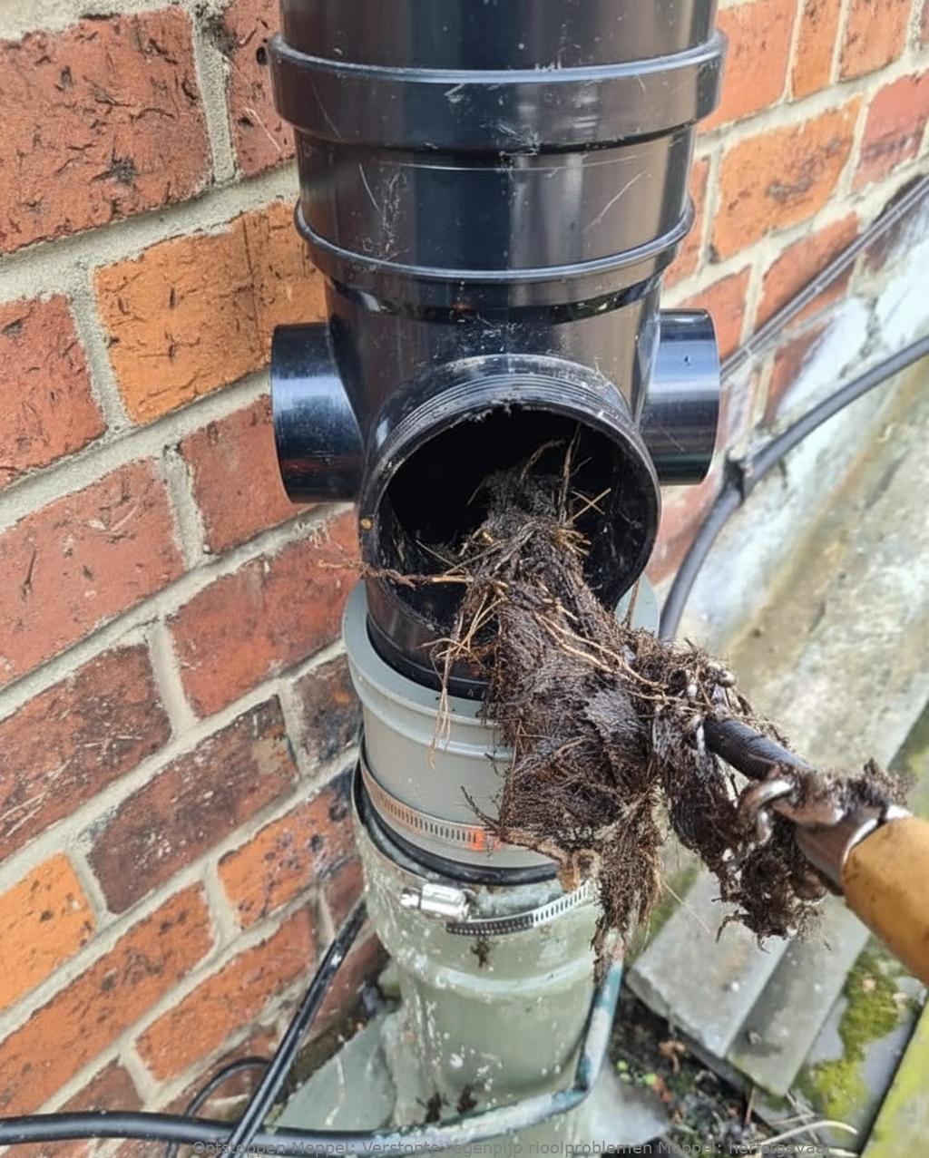 Verstopte regenpijp rioolproblemen Meppel: herfstgevaar