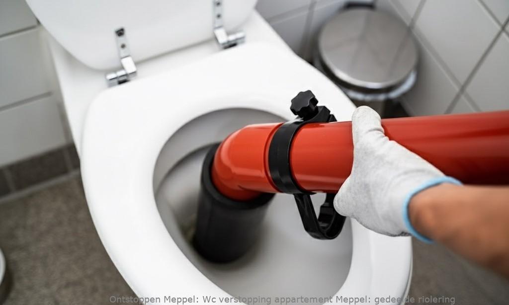 Wc verstopping appartement Meppel: gedeelde riolering