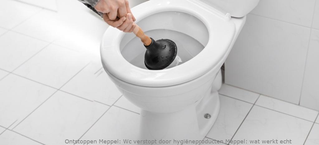 Wc verstopt door hygiëneproducten Meppel: wat werkt echt